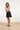 24175 Te Top Met Speelse Ruches Palmboom Borduursel | White - Black