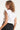 24175 Te Top Met Speelse Ruches Palmboom Borduursel | White - Black