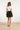 24175 Te Top Met Speelse Ruches Palmboom Borduursel | White - Black