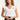 24175 Te Top Met Speelse Ruches Palmboom Borduursel | White - Black