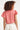 24176 Top fluido com estampado floral | Vermelho - Branco