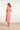 24177 Midi Jurk Met Knoopsluitingsmok | Red - White
