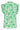 24319 Top floral vibrante de verão | Branco - Verde