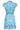 24333 Kort Zomers Jurkje Met Helder Animal Print | White - Mid Blue