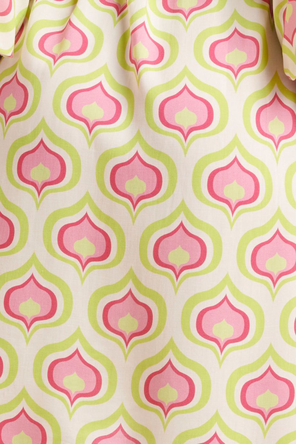 24335 Retro Bedrukt Kort Jurkje | White - Muticolour