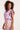 24352 Zachte Lilae Top Met Dubbele Ruchesmouwen | Lilac