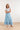 24359 Dames Korte Ruffle Mouw Baby Top | Light Blue