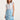 24359 Dames Korte Ruffle Mouw Baby Top | Light Blue