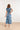 24363 Vestido maxi tipo T-shirt para senhora com estampado animal | White - Light Blue