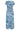 24363 Vestido maxi de mulher com estampado animal | Branco - Azul-claro