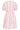 24379 Dames Jurk Met Brie Anglaisfel | White - Fuchsia