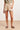 24381 Dames Shorts Met Azteekse Borduursels | Sand - Black