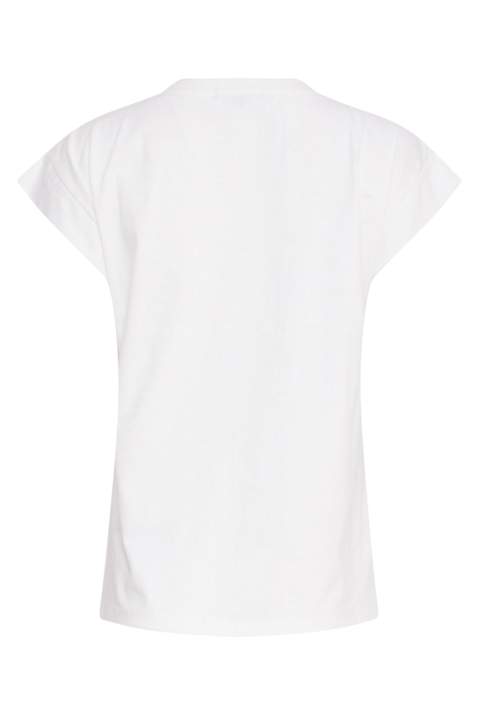 24385 Dames T-Shirt Met Korte Mouwensundream Rainbow Print | White-Multicolour