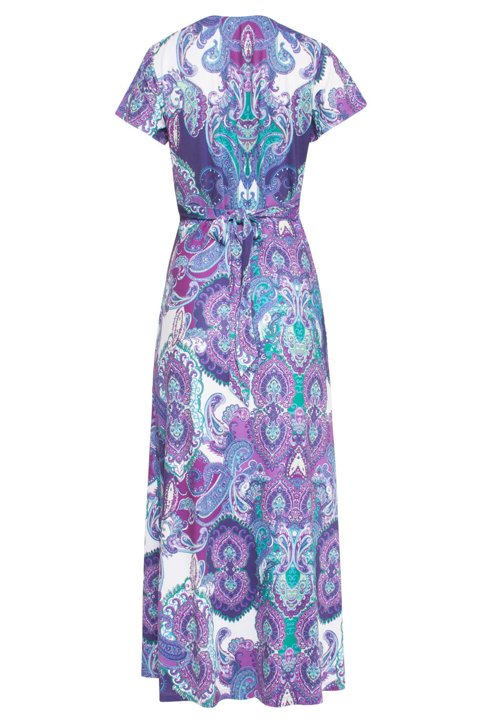 24423 Stretch Zomerjurk Met Ornamentprint | Muticolour