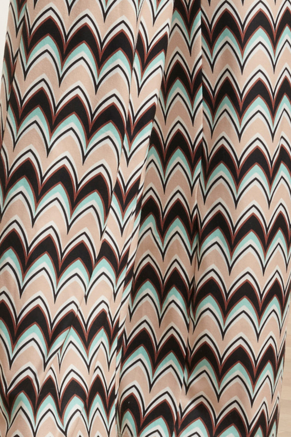 24427 Zachte Stretch Grafische Print Zomer Jumpsuit | Muticolour