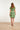 24431 Zacht Stretch Abstract Print Zomerjurk - Tinten | Black - Green
