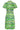 24431 Zacht Stretch Abstract Print Zomerjurk - Tinten | Black - Green