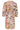 24449 Zomerjurk Met Korte Bladprintpofmouwen | Muticolour