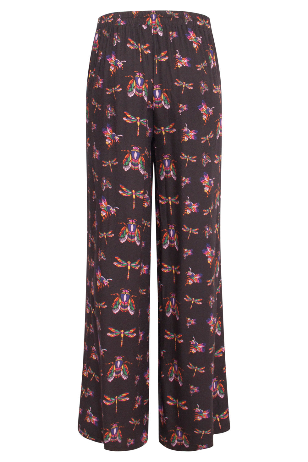 24505 E Wijde Broek Met Vrolijke Insectenprint | Black - Muticolour