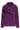 24549 Korte Paarse Overlap Double-Breasted Jas | Purple