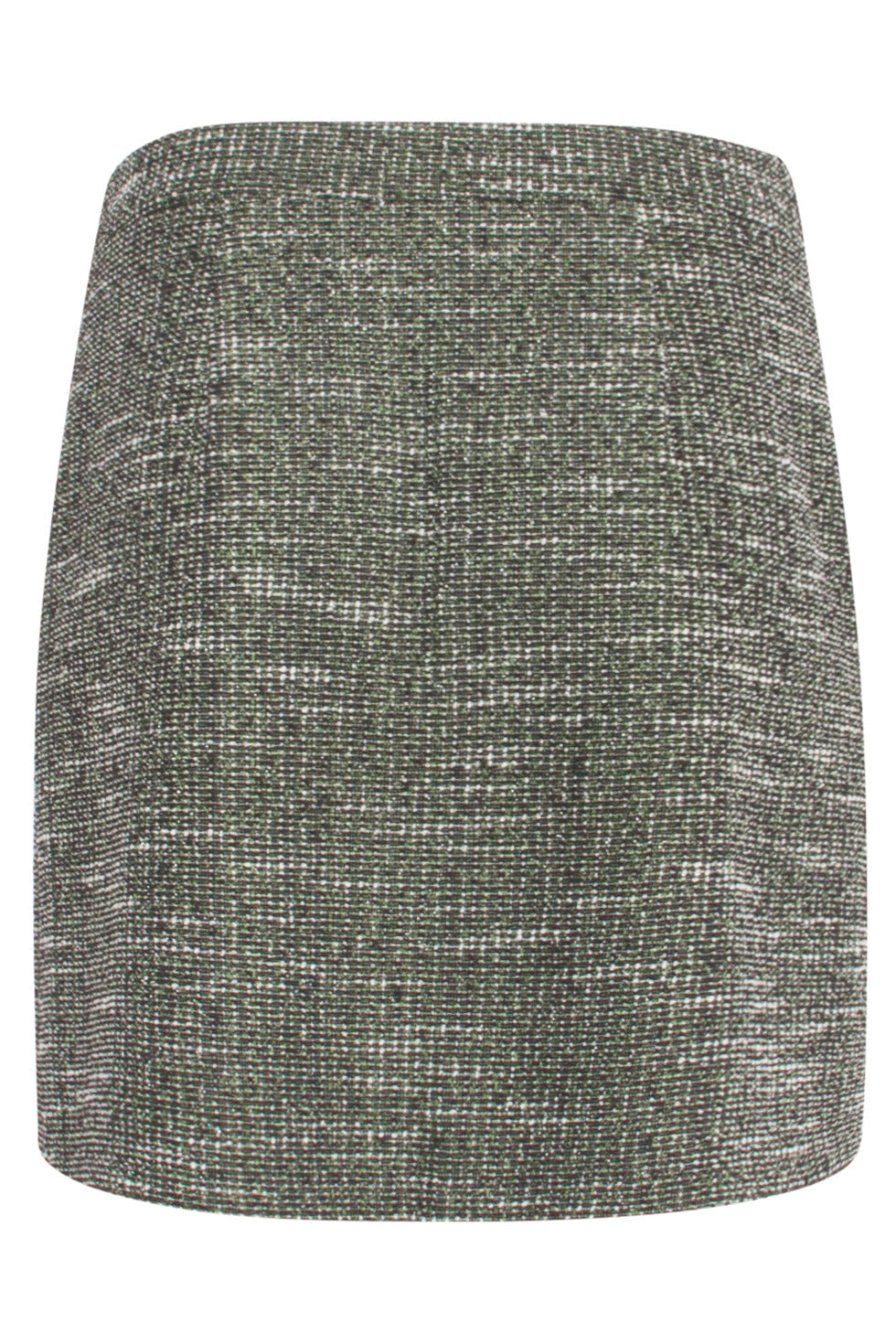 24567 Textuur Rok | Light Green - Muticolour