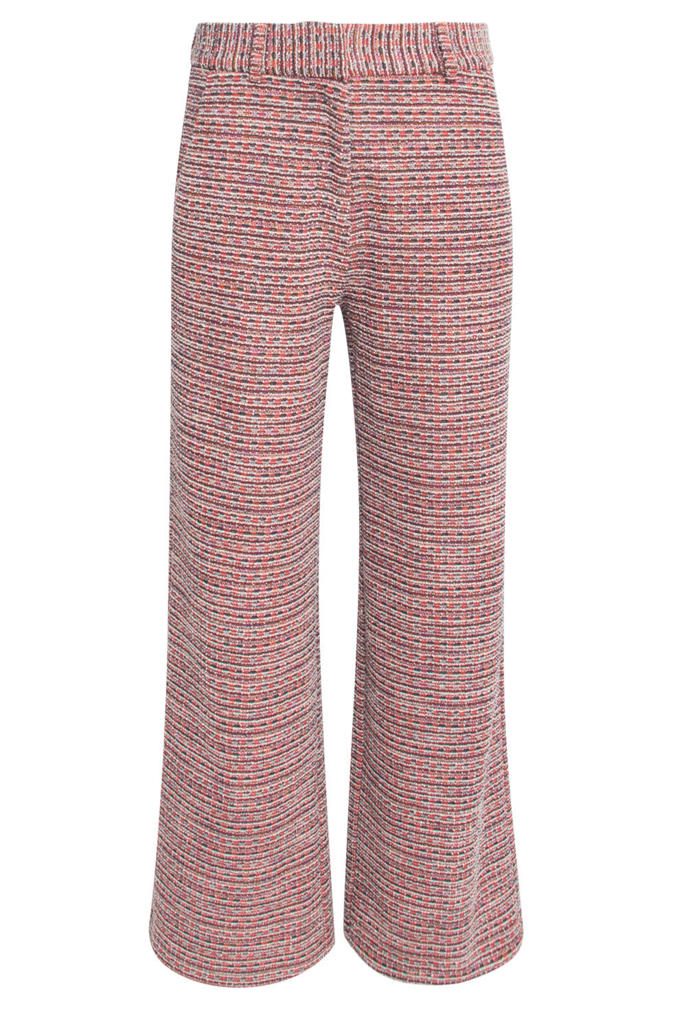 24572 Veele Textuur Broek | Red - Muticolour