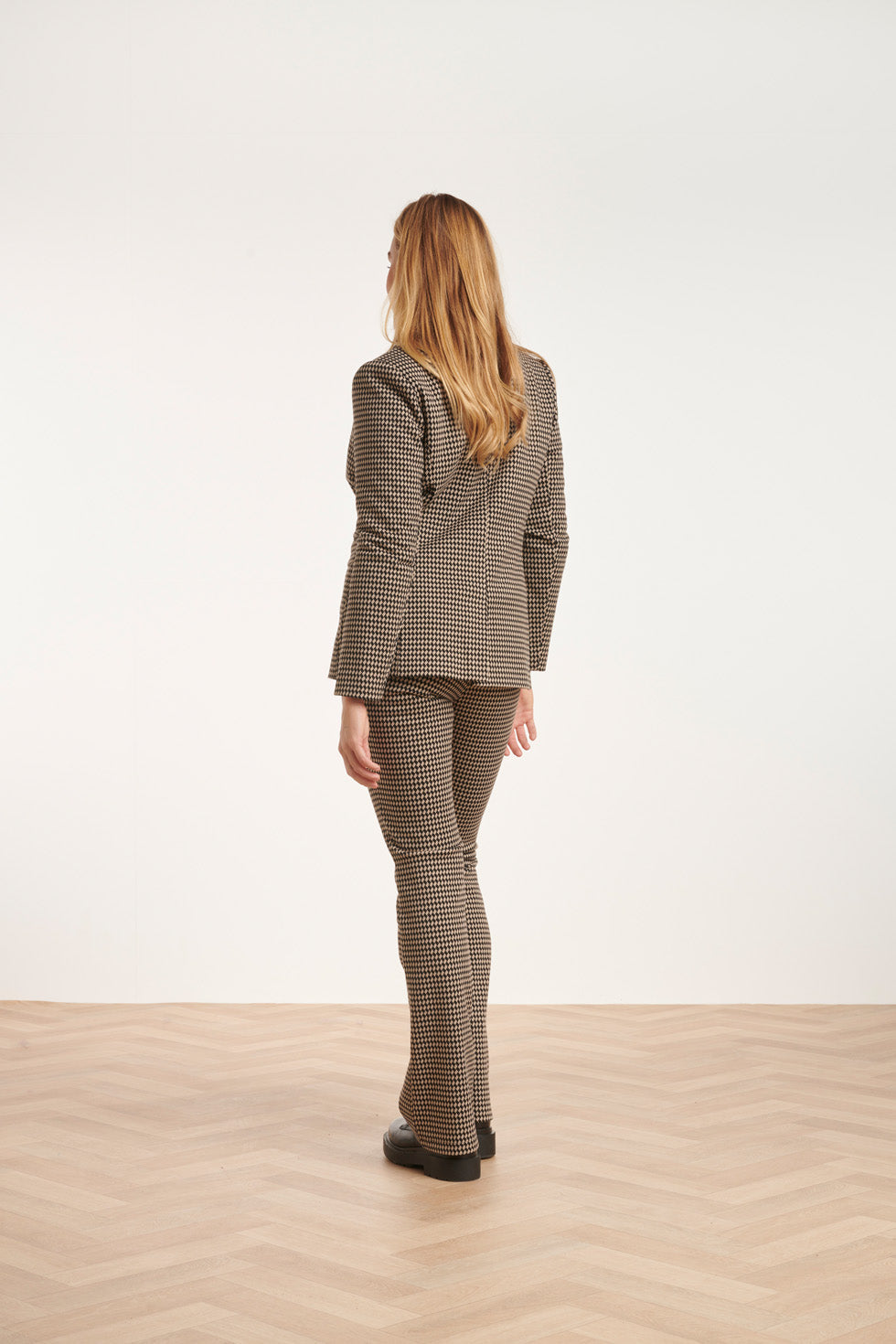 24576 Diamantprint Blazer | Black-Sand