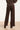 24581 E Wijde Pijpen Broek | Dark Brown