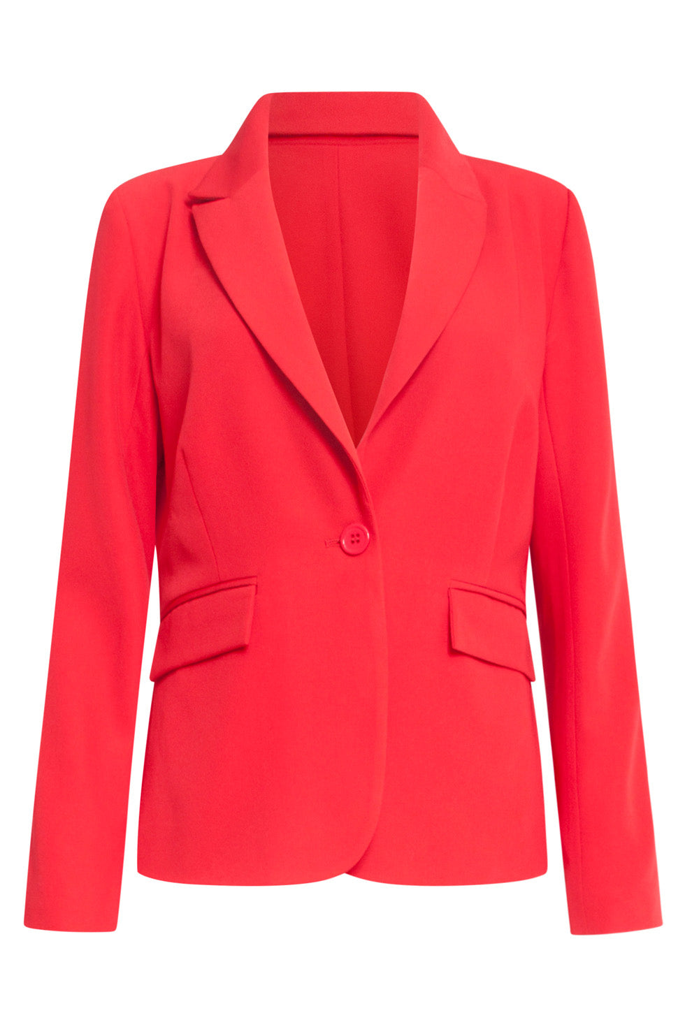 24585 Verfijnde Blazer Met Losse Pasvorm | Red