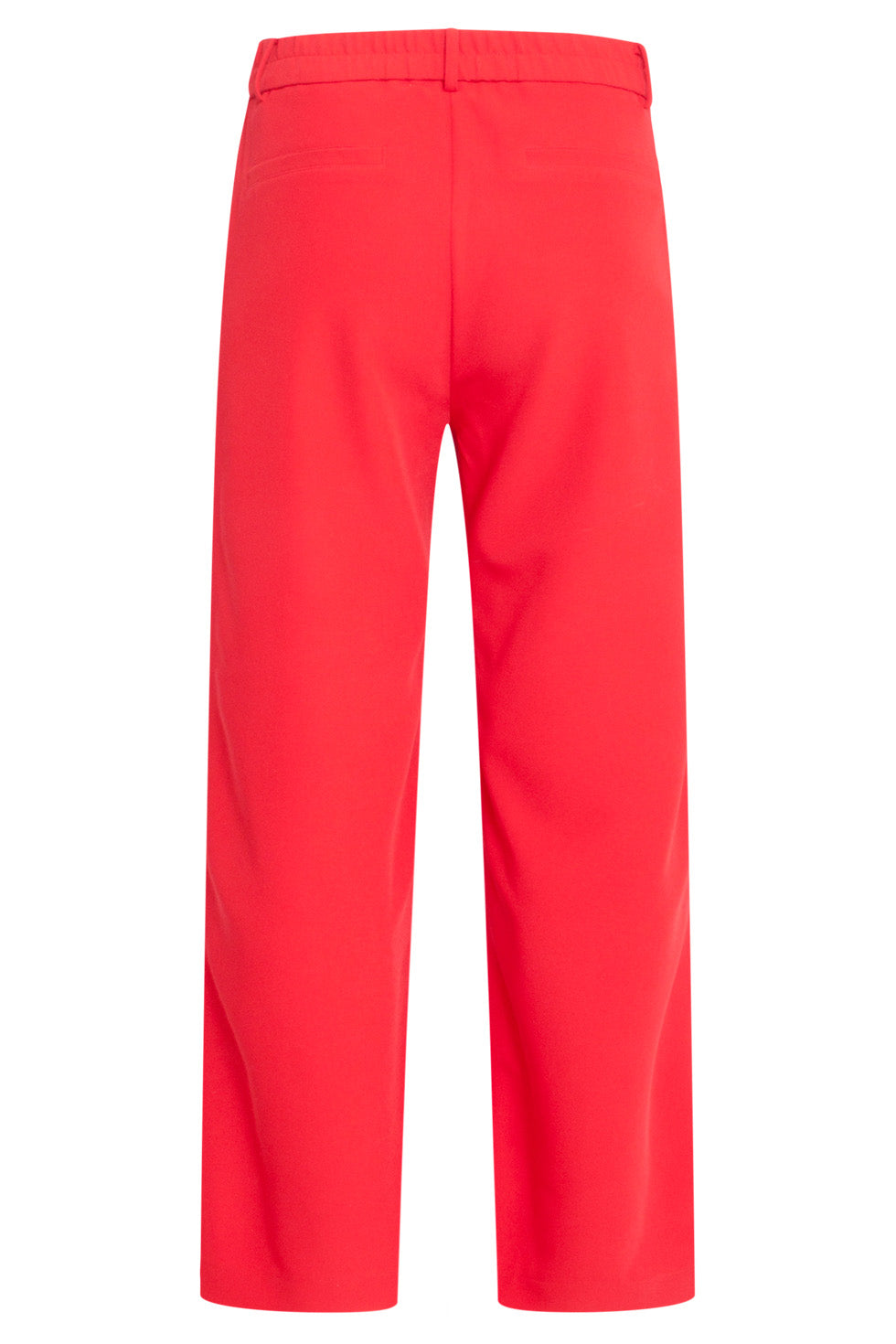 24586 Tailored Broek Met Wijde Pijpen | Red