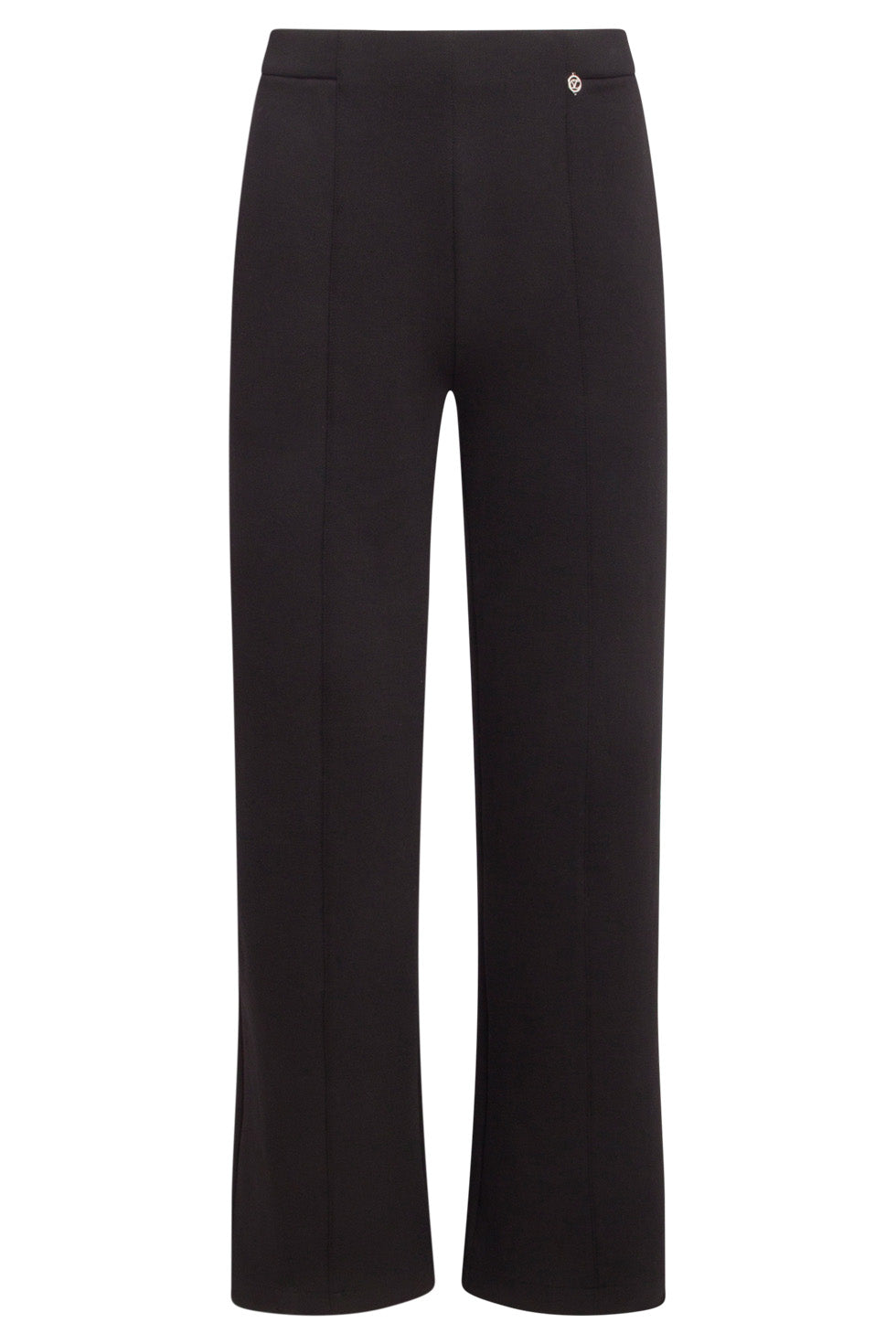 24590 Stretchy e Flared Broek | Black