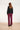 24590 Stretchy Paarse Flared Broek | Purple
