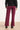 24590 Stretchy Paarse Flared Broek | Purple