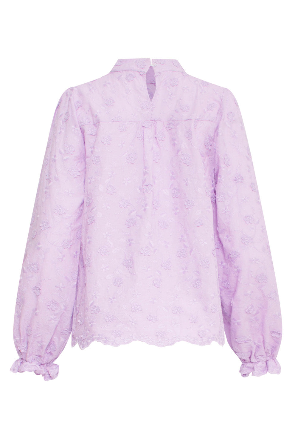 24591 Bloem Textuur Lila Blouse | Lilac