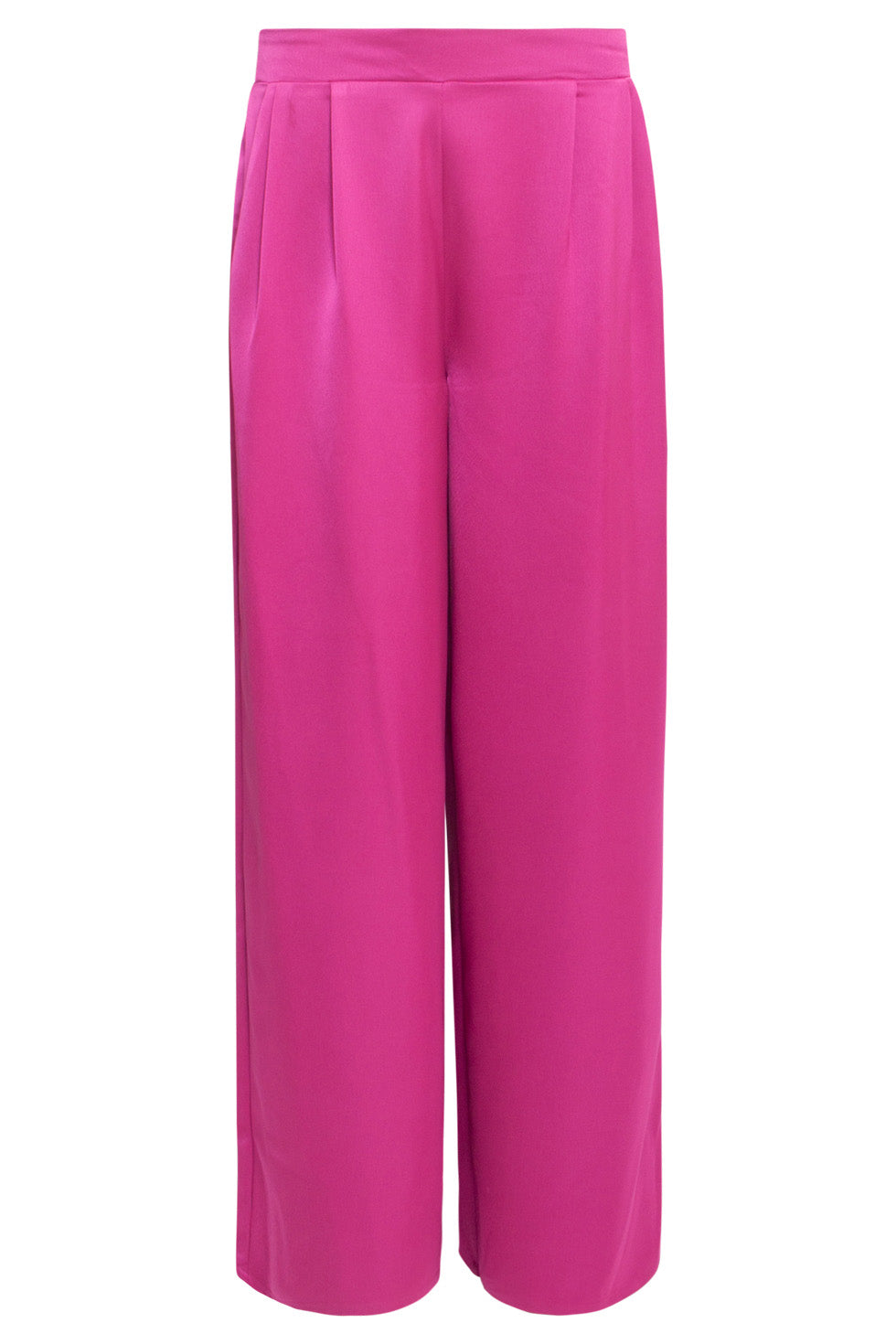 24592 Wijde Satijnen Cyclame Broek | Cyclame