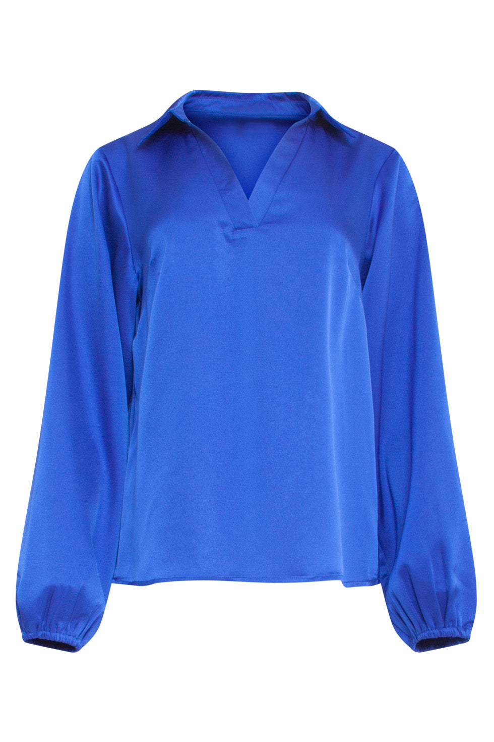 24594 Satijnen Cobalt Top | Cobalt