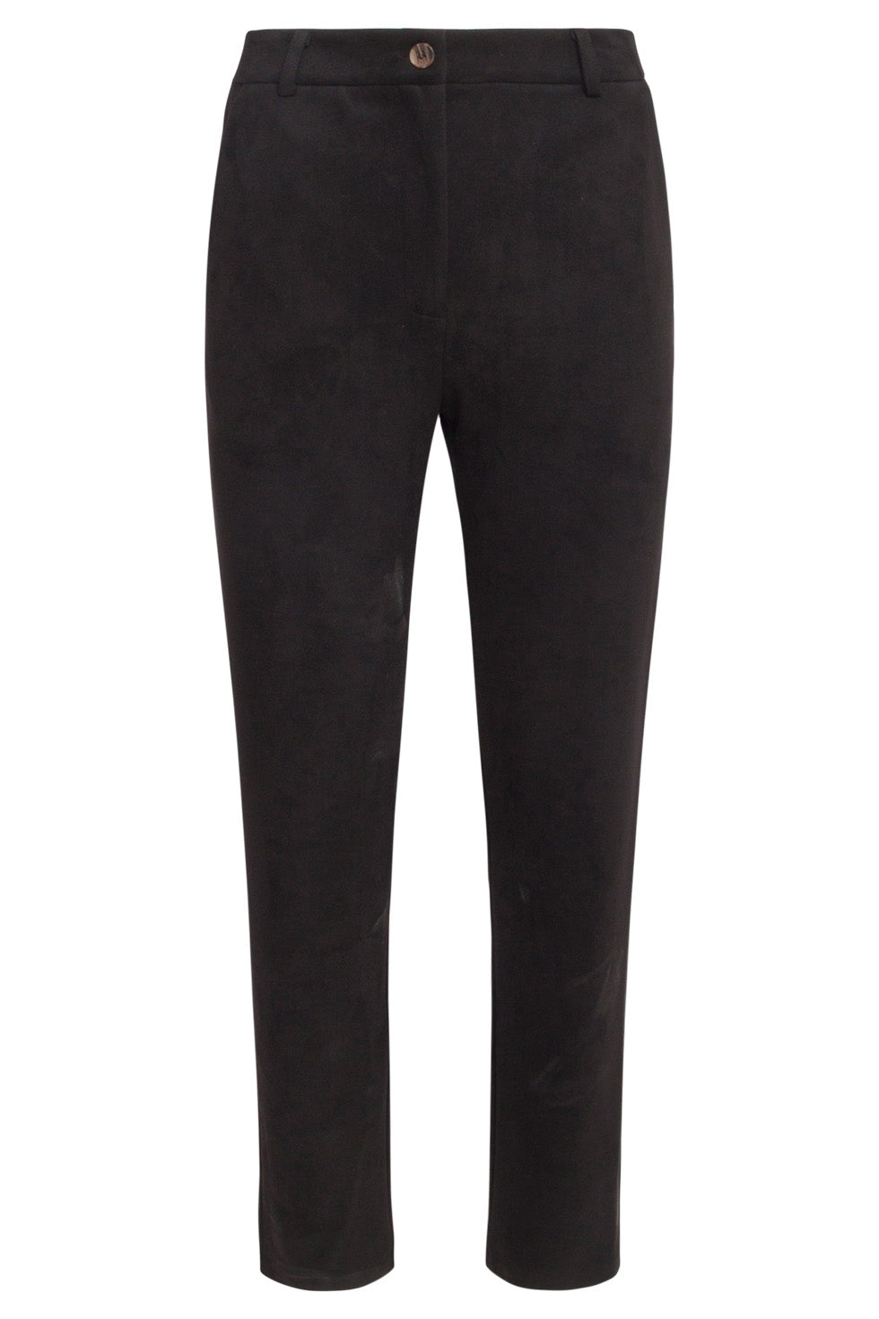 24597 Suède E Aangesloten Broek | Black