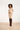 24621 Beige Gebreide Jurk Met Hoge Hals | Sand