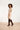 24621 Beige Gebreide Jurk Met Hoge Hals | Sand