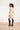 24621 Beige Gebreide Jurk Met Hoge Hals | Sand