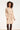 24621 Beige Gebreide Jurk Met Hoge Hals | Sand