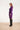 24622 Paarse Gebreide Jurk Met Ronde Hals | Purple