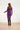24622 Paarse Gebreide Jurk Met Ronde Hals | Purple