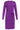 24622 Paarse Gebreide Jurk Met Ronde Hals | Purple