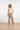 24624 Beige e Fijngebreide Top Met Ronde Hals | Sand