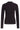 24624 e Fijngebreide Top Met Ronde Hals | Black