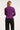 24624 Paars e Fijngebreide Top Met Ronde Hals | Purple