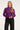 24624 Paars e Fijngebreide Top Met Ronde Hals | Purple