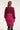 24627 blok Gebreide Jurk | Cerise - Bordeaux