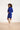 24629 Cobalt Gebreid Jurk Met Kabeltructuur | Cobalt